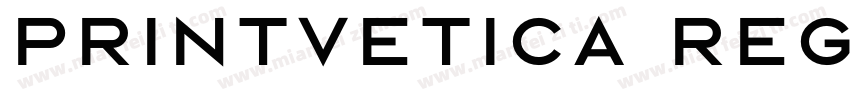 Printvetica Regular字体转换